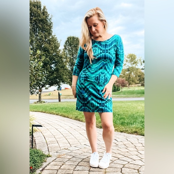 LIKE NEW Express Tie Dye T-Shirt Dress - Picture 1 of 6